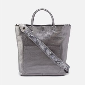 HOBO TRIPP Metallic Leather Tote